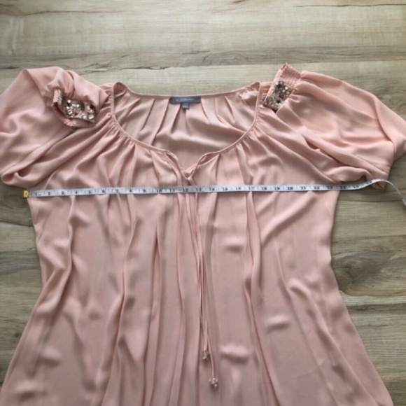 Pink Blouse with Bejewelled Cuffs - Picture 2 of 8